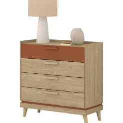Kommode Scandi med 4 skuffer