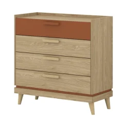 Kommode Scandi med 4 skuffer