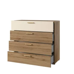 Kommode Vertina med 4 skuffer