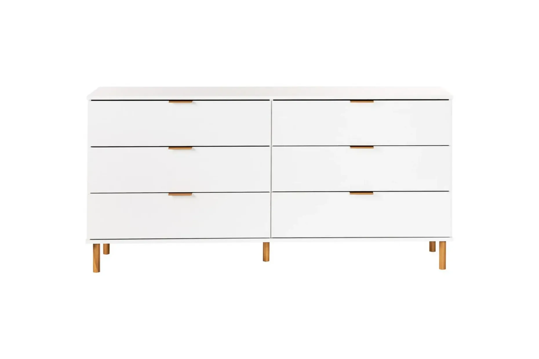 Kommode Walpole Hvit, gull
