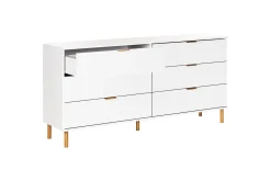 Kommode Walpole Hvit, gull