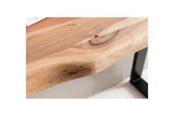 Konsollbord Wohnling Gaya heltre landlig stil med trekantet kant