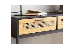 Konsollbord Wohnling Solid tre 100 cm 2 skuffer industriell stil Wienerflett