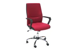 Kontorstol ANGELO 58x59x97-105cm rød