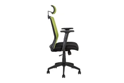 Kontorstol BRAVO 62x53xH107-1145cm svart/grønn