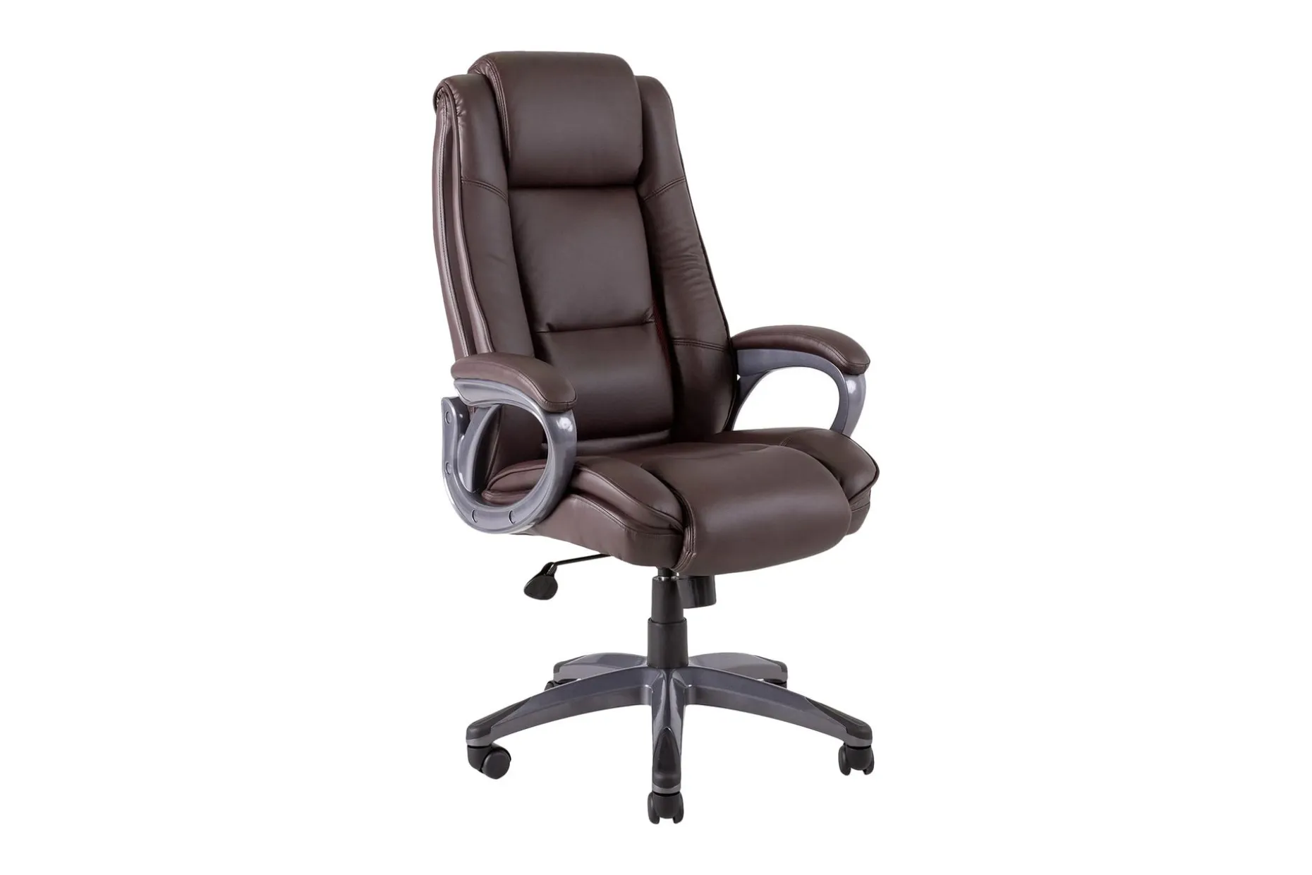 Kontorstol CALVIN 81x65xH114-1215cm brun