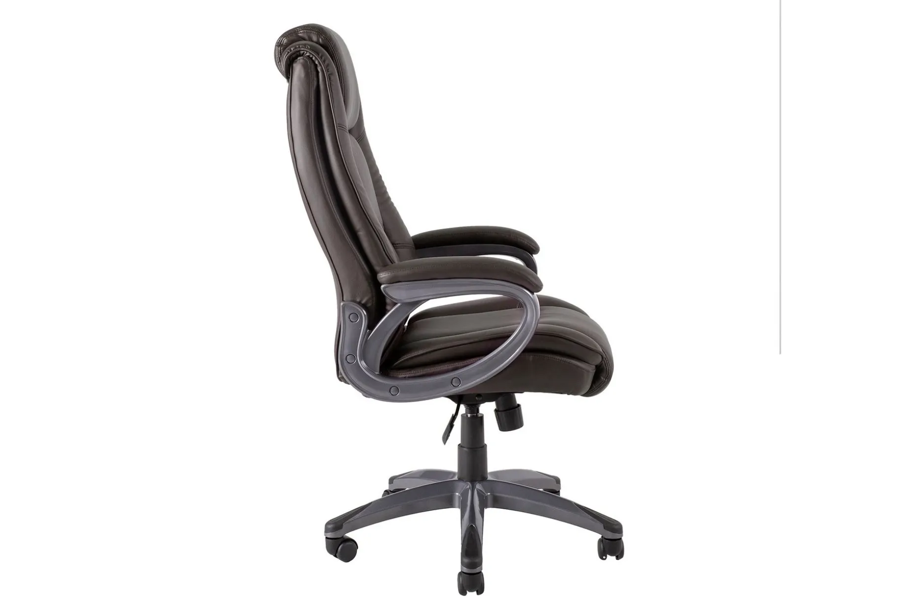 Kontorstol CALVIN 81x65xH114-1215cm brun