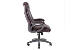 Kontorstol CALVIN 81x65xH114-1215cm mørkerød