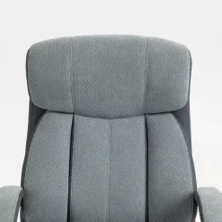 Kontorstol HOME4YOU Malone XXL Grå