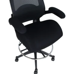 Kontorstol HOME4YOU Miller High Svart