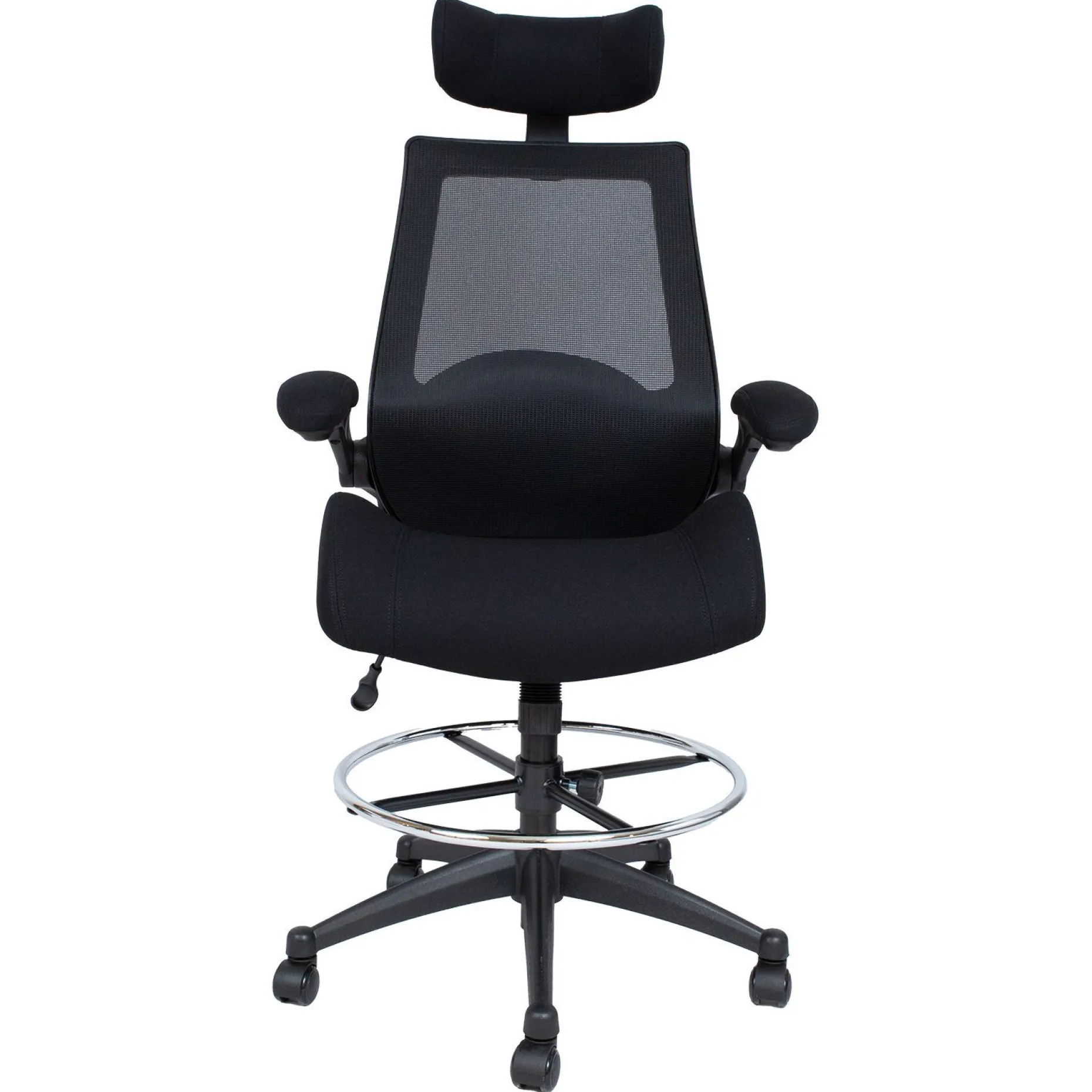 Kontorstol HOME4YOU Miller High Svart