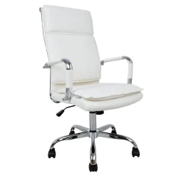 Kontorstol HOME4YOU Ultra 54,5x60x106,5-116,5 cm hvit
