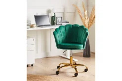 Kontorstol Monticello Grønn/gull/svart