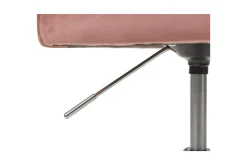 Kontorstol Parrish Rosa/svart/sølv