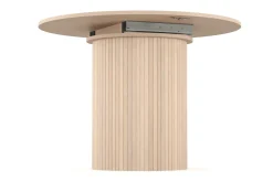 Kopparbo Lys Rundt Spisebord 106 cm Utvidbart med tilleggsplate