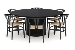 Kopparbo Matgruppe 180 cm med 6 Dastoori Spisestol
