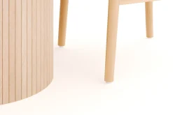 Kopparbo Matgruppe 130 cm Rund med 4 Dastoori Spisestol