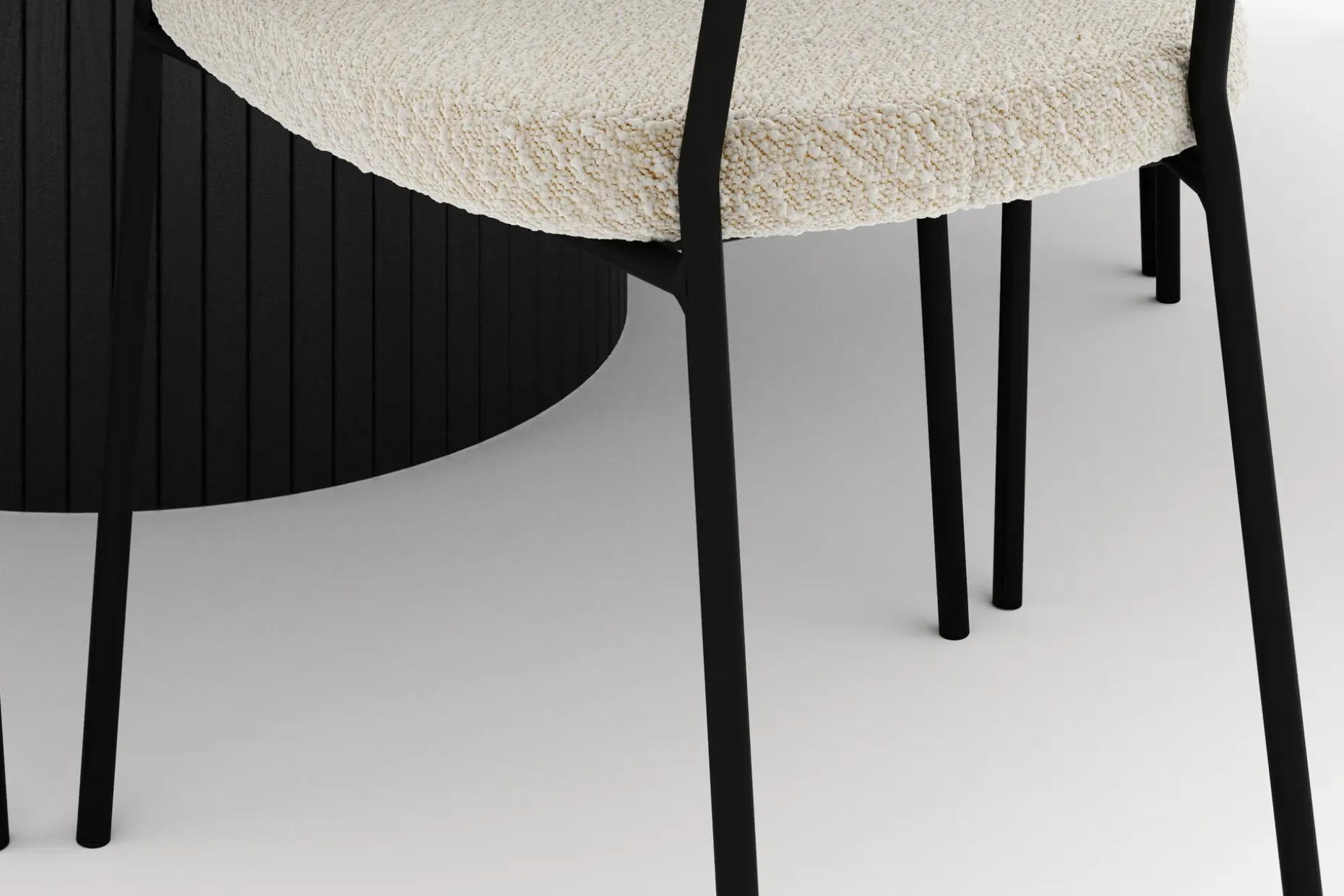Kopparbo Rundt Stort Spisebord 180 cm med 8 Gemmiano Stoler