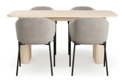 Kopparbo Spisebord 160 cm med 4 Filip Spisestoler