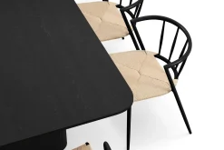 Kopparbo Spisebord 200-260 cm Uttrekkbart med 8 Winston Spisestoler