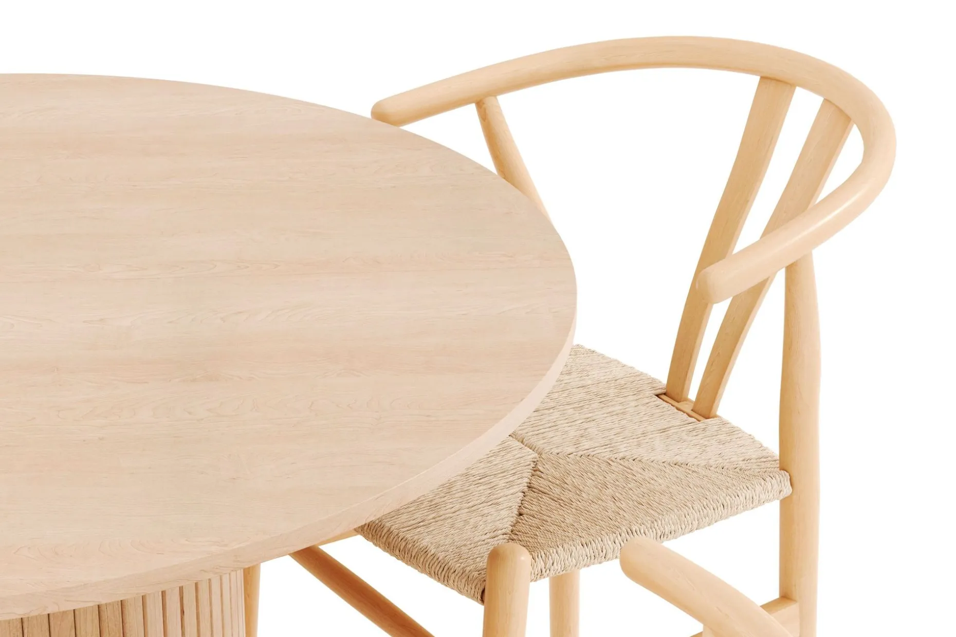Kopparbo Spisegruppe 106 cm Forlengbar med 4 Dastoori Spisestoler