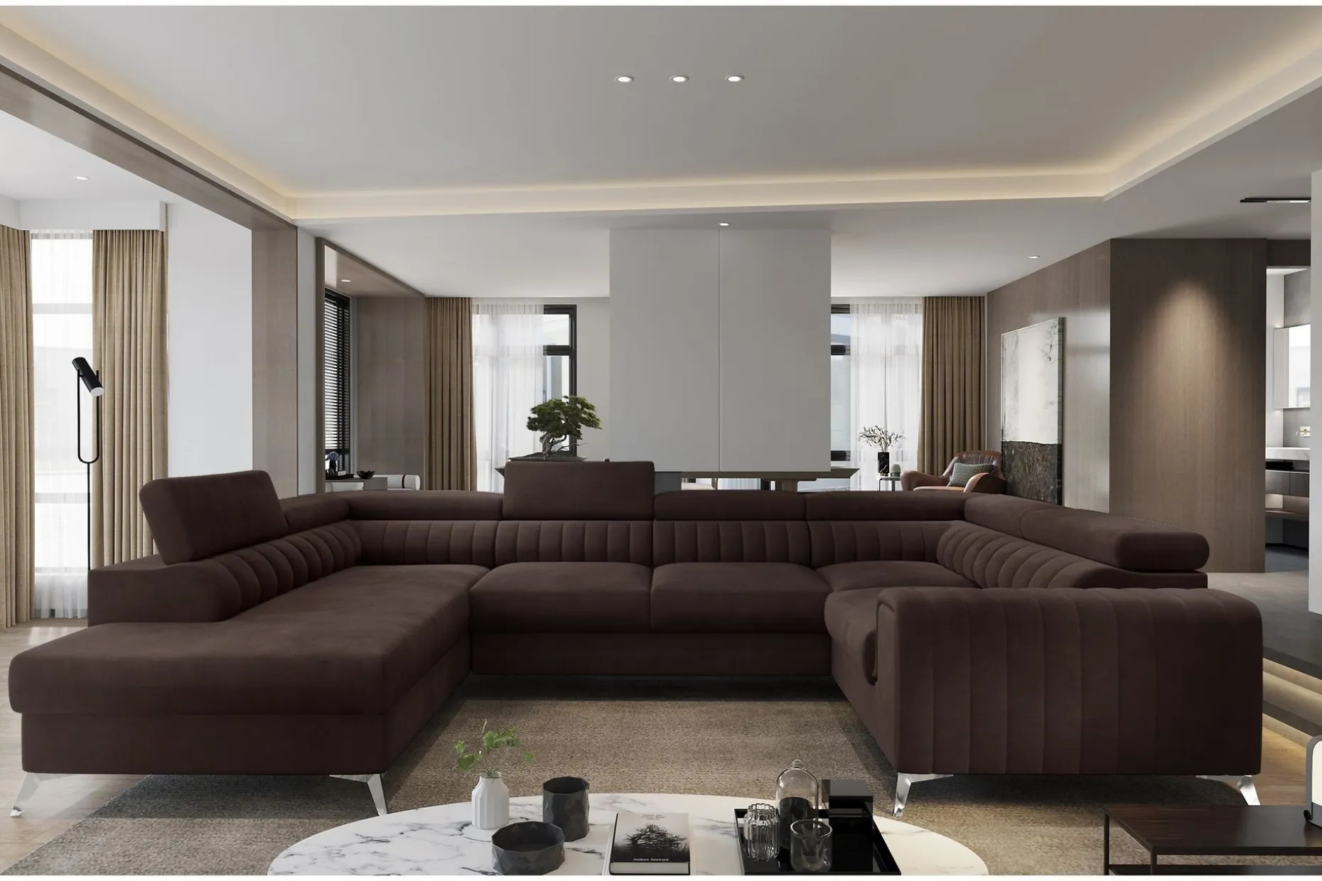 Kotori Hjørnesovesofa m. Sjeselong