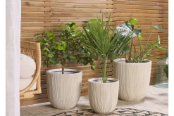 Krukke 44 x 44 x 48 cm beige CHIOS