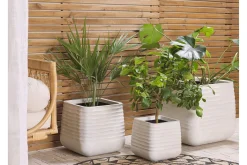 Krukke 50 x 50 x 49 cm Hvit PARIKIA