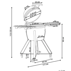 Kullgrill Kamado Keramikk