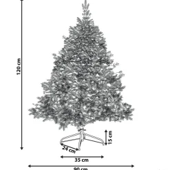 Kunstig Snødekket Juletre Tomichi