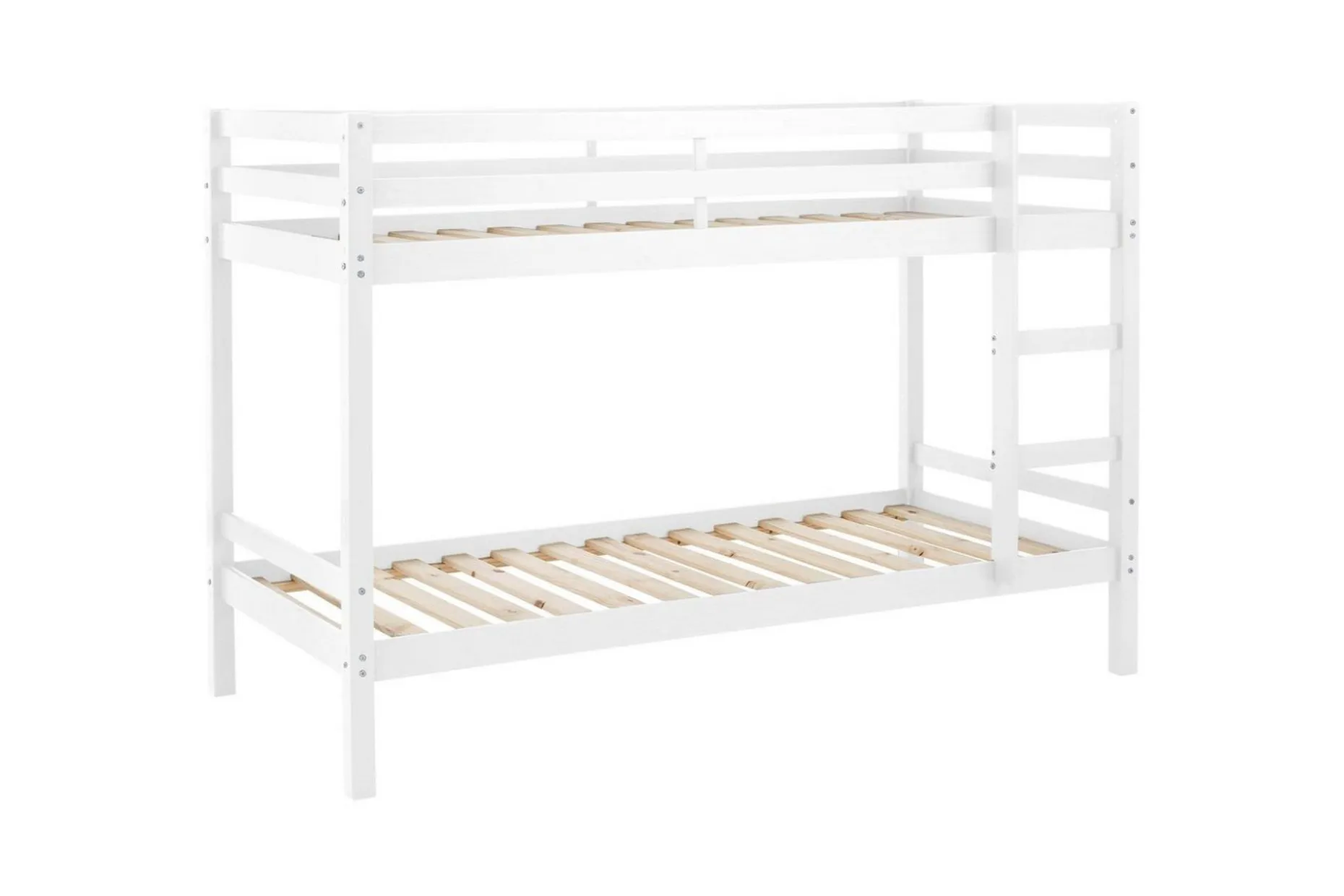 Køyeseng med to liggeplasser Loft24 Køyeseng Alpi 208x103x143 cm, hvit Vit