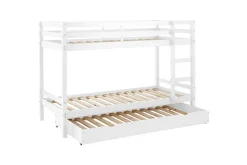 Køyeseng med to liggeplasser Loft24 Køyeseng Alpi 208x103x143 cm, hvit Vit