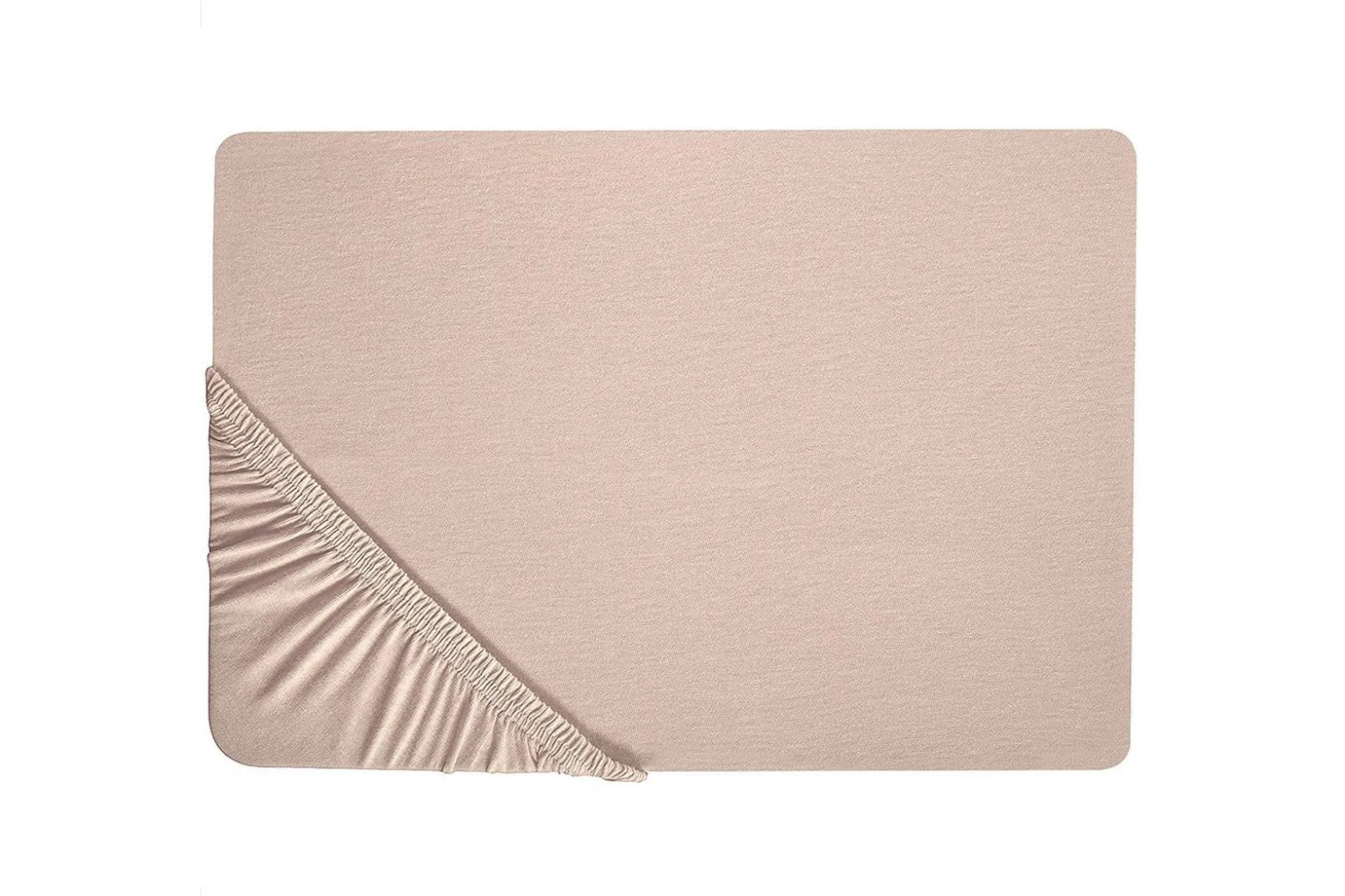 Laken med strikk Hofuf Beige, 160x200 cm