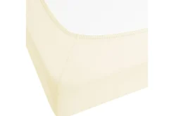 Laken med strikk Janbu Beige, 200x200 cm