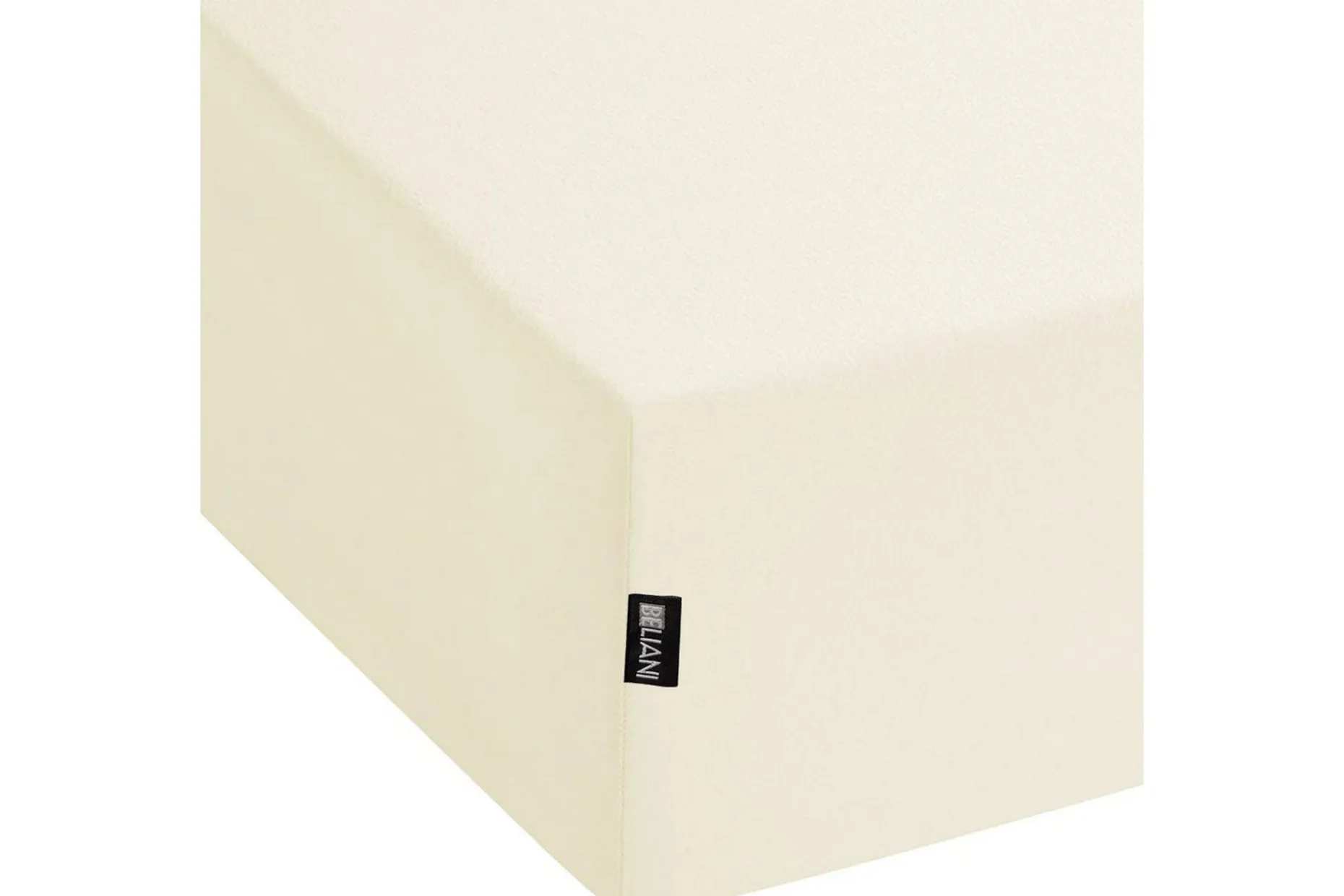 Laken med strikk Janbu Beige, 200x200 cm