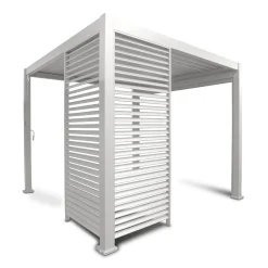Lamellvegg til paviljong HOME4YOU Mirador-111 93 cm hvit