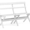Landet utendørs spisegruppe 118x70x74 cm med sofa og 2 klappstoler