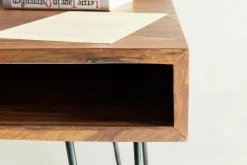 Langner Skrivebord 110 cm med Oppbevaring Hylle