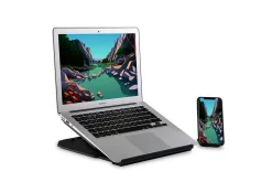 Laptopstativ Desire2 2-i-1 360 Roterbar Svart