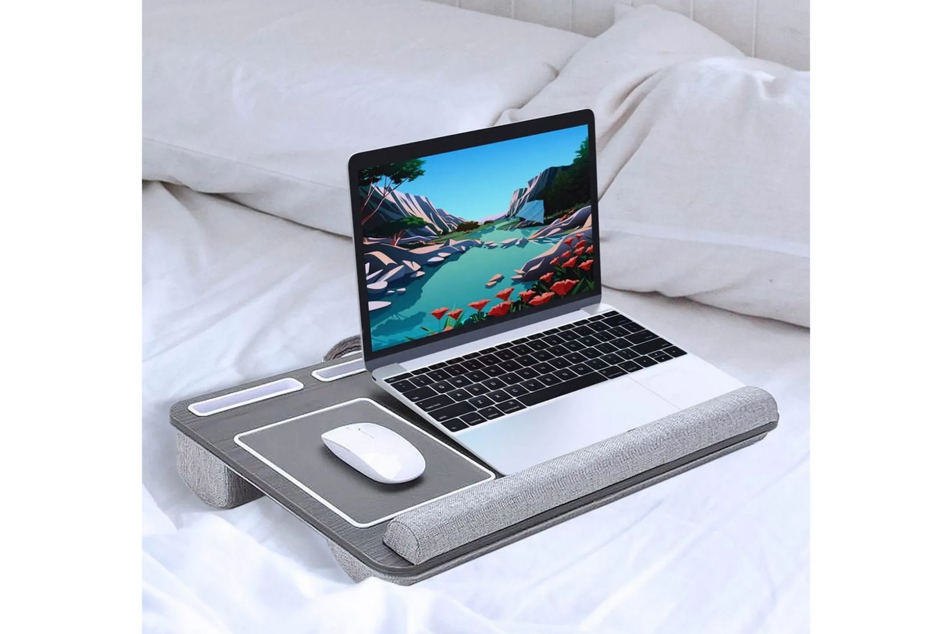 Laptopstativ for knærne Desire2 Grå