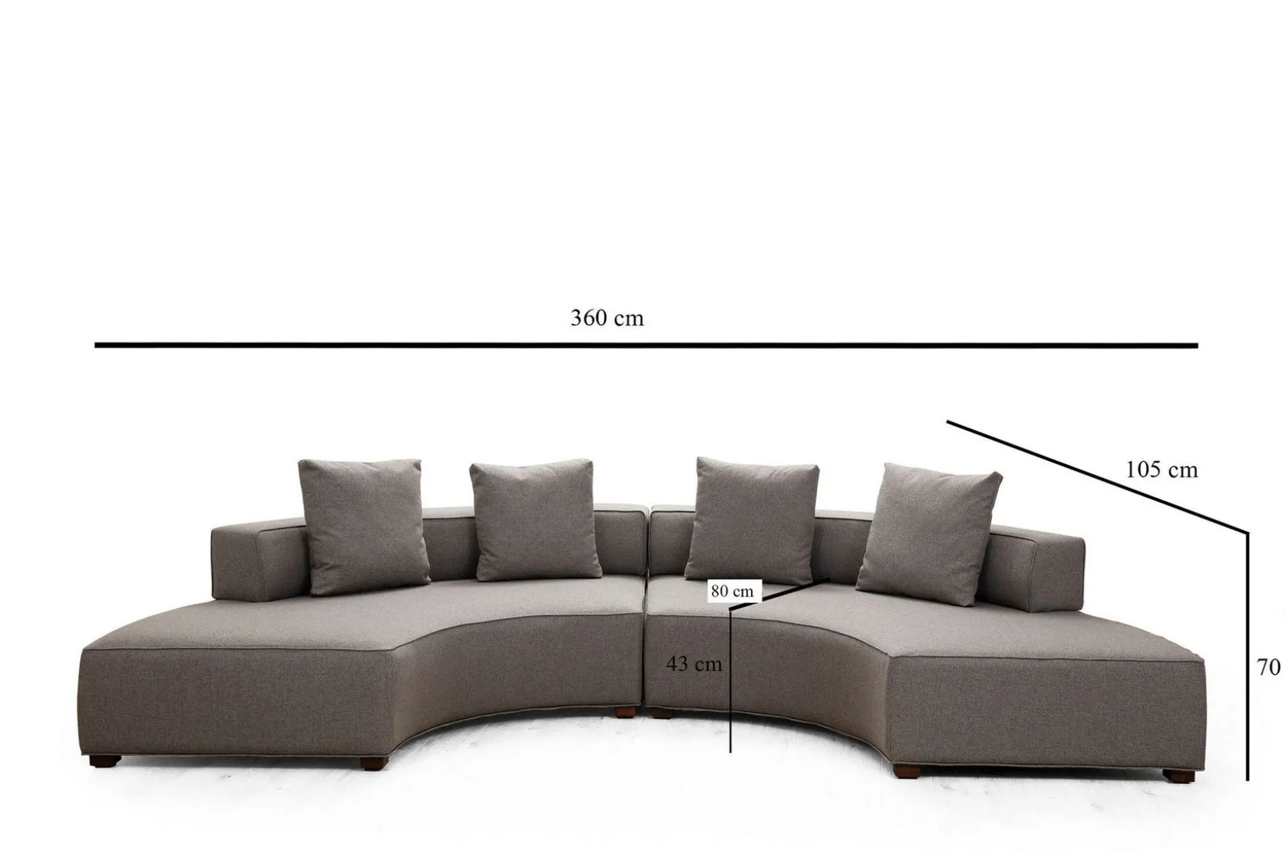 Lasalle Sofa 4-seters