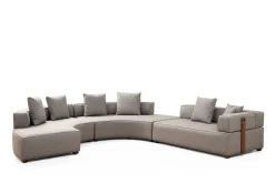 Lasalle Svängd Sofa 6-seters