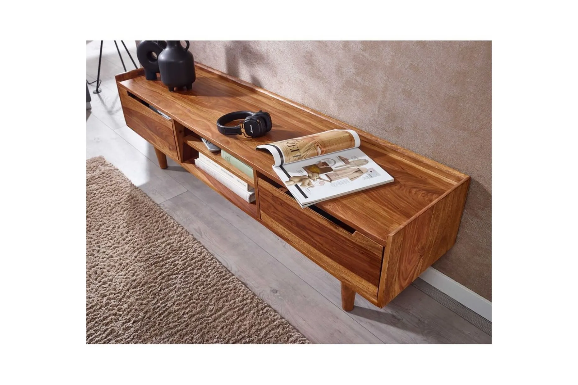Lavbord Wohnling Heltre med oppbevaring 2 dører treben landlig stil