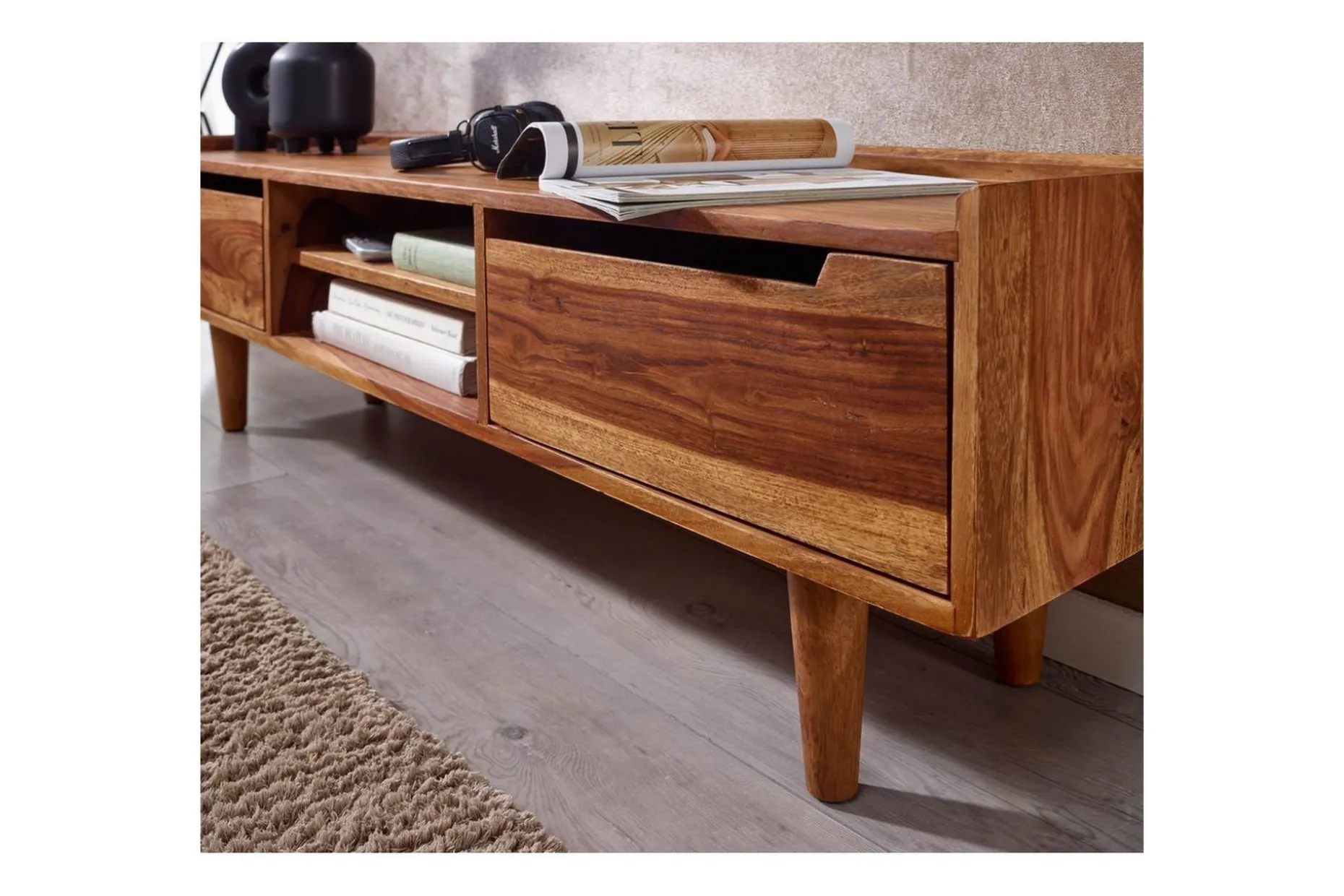 Lavbord Wohnling Heltre med oppbevaring 2 dører treben landlig stil