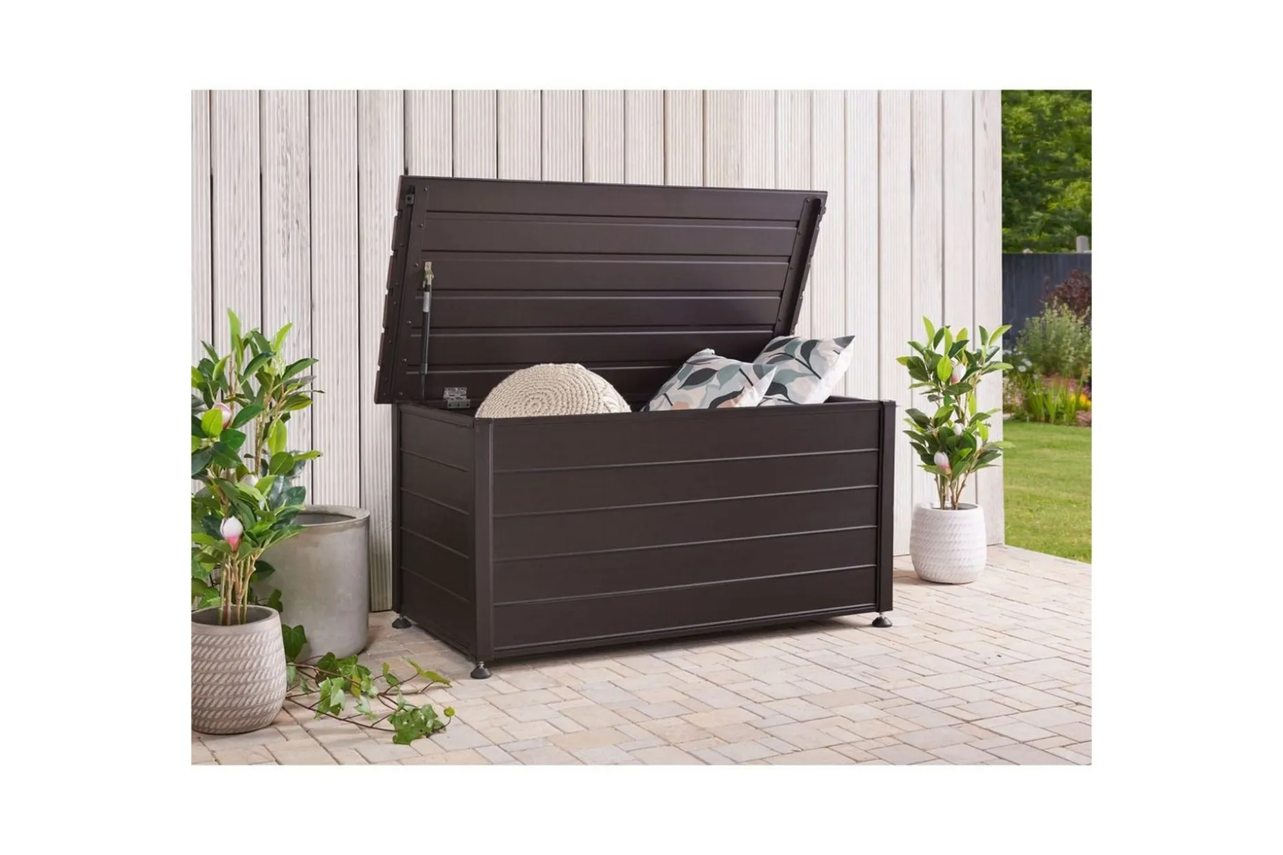 Låda Beliani Campalto Brun, 123x60x60 cm Brown
