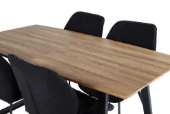 Leah Forlengningsbar bord med 4 Sumoas Spisestoler