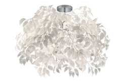 Leavy Plafond 70 cm 3xE27 Hvit