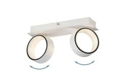 LED-spotlight Eglo Albariza Hvit 2 Lamper