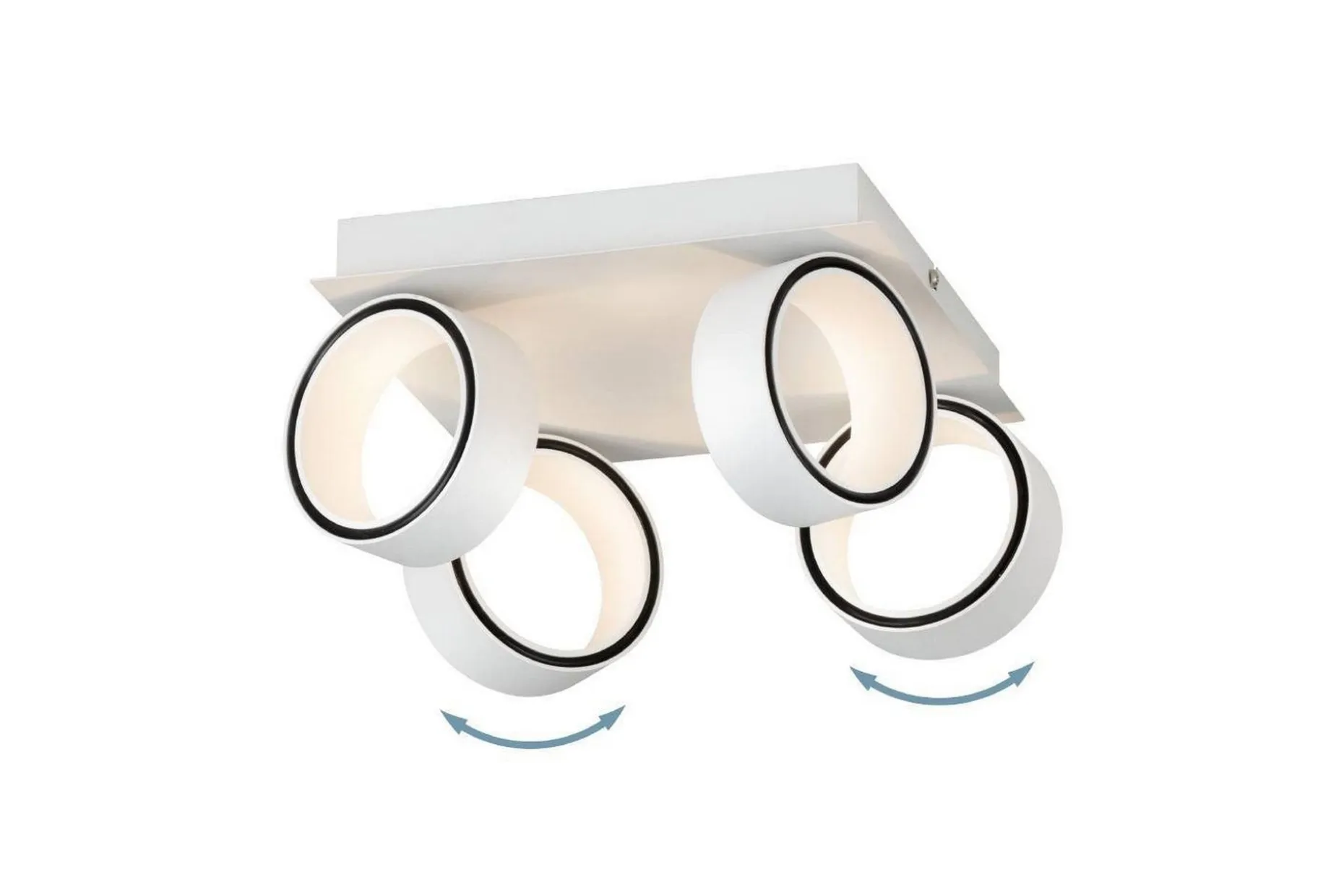 LED-spotlight Eglo Albariza Hvit 4 Lamper