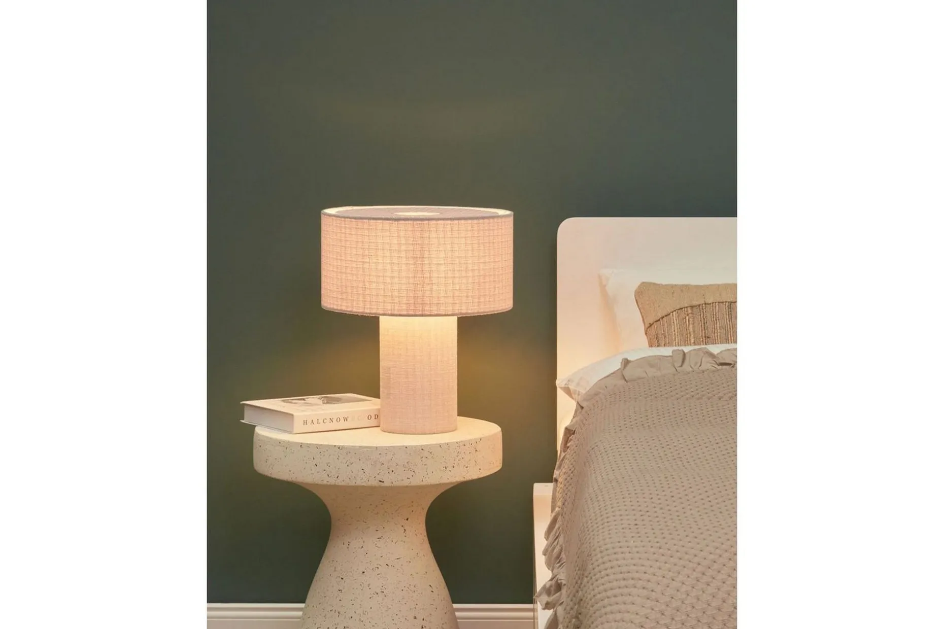 Lefkada Bordlampe 35 cm E27